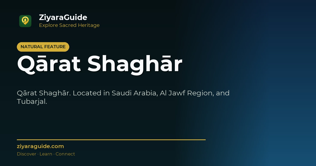 Qārat Shaghār