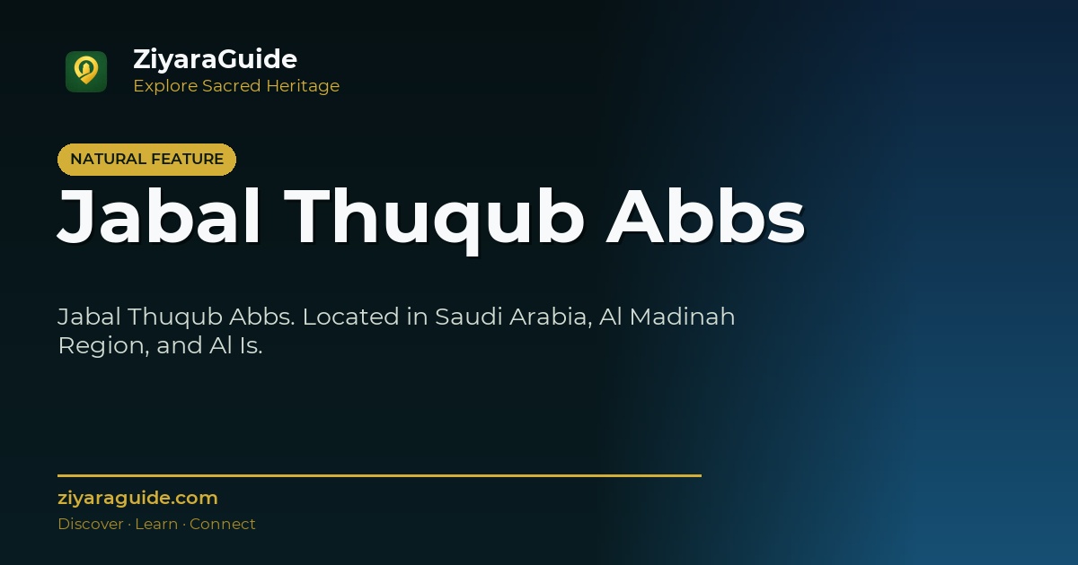 Jabal Thuqub Abbs