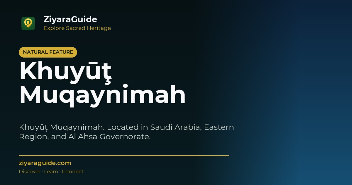 Khuyūţ Muqaynimah