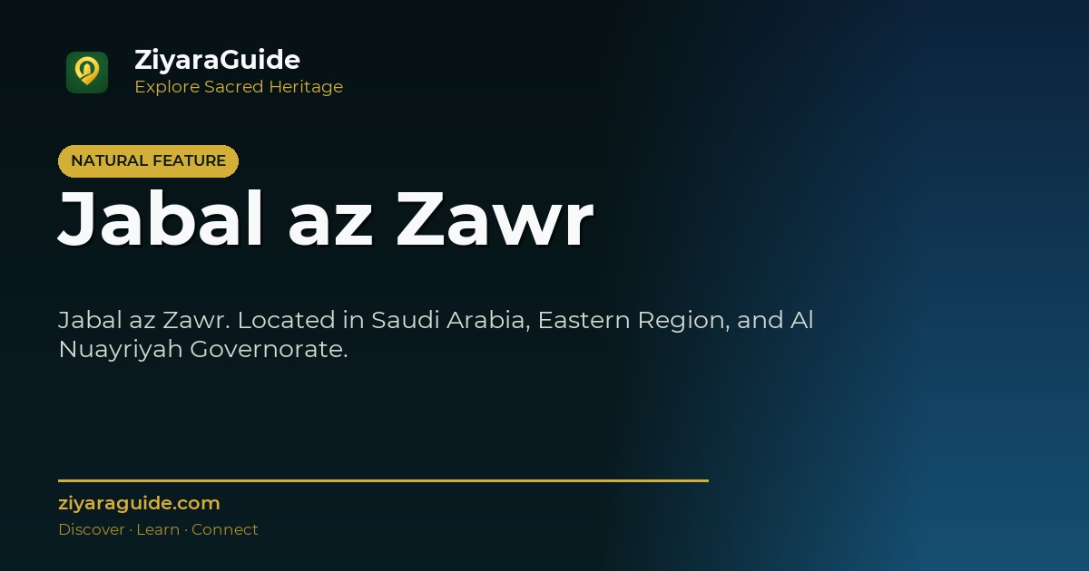 Jabal az Zawr