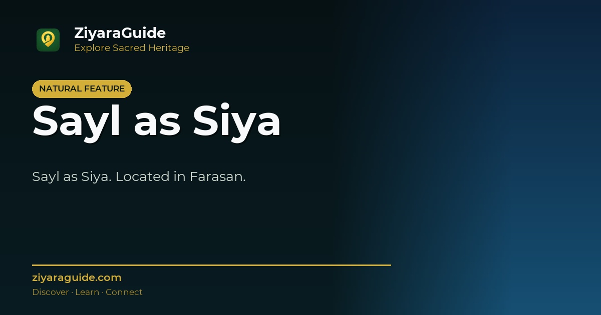 Sayl as Siya
