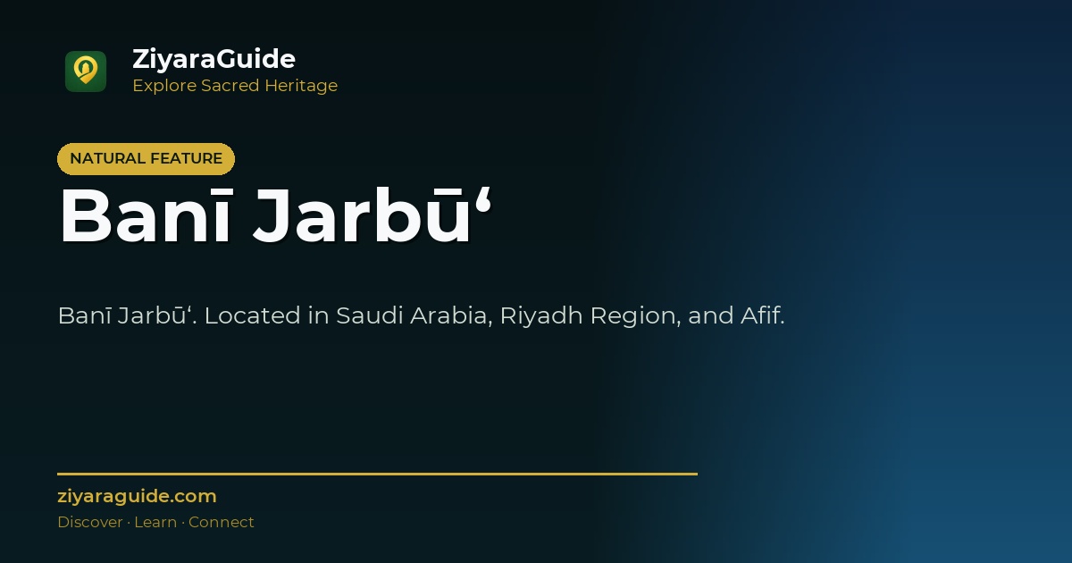 Banī Jarbū‘