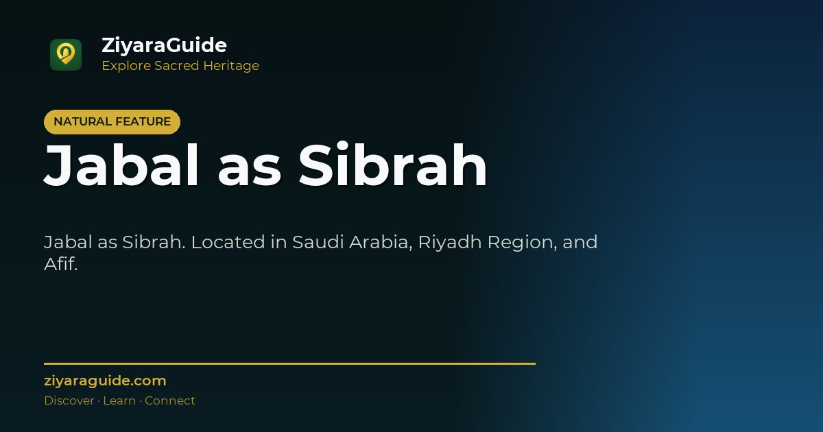Jabal as Sibrah