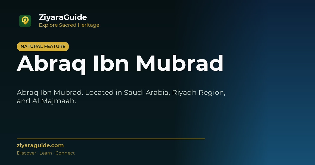 Abraq Ibn Mubrad