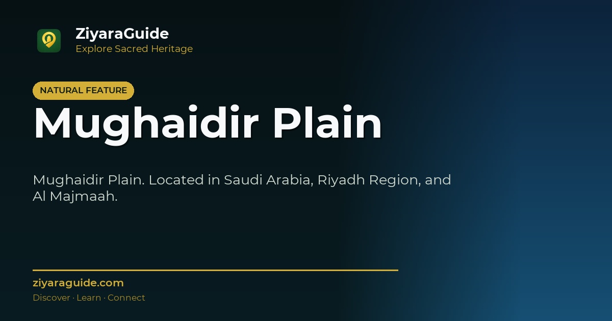 Mughaidir Plain