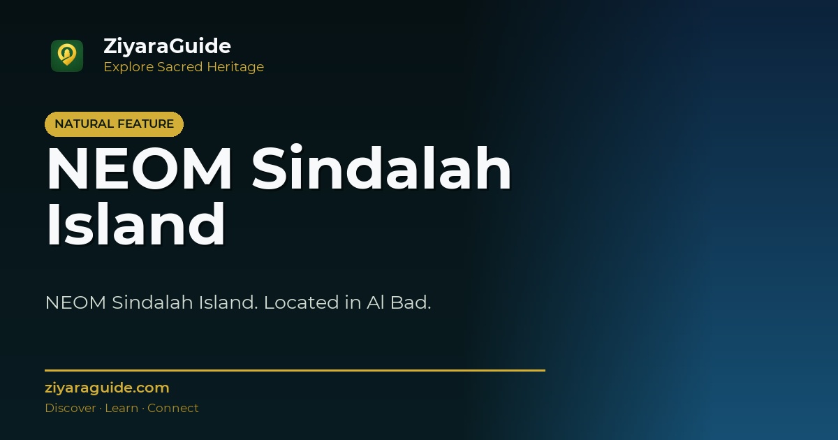 NEOM Sindalah Island